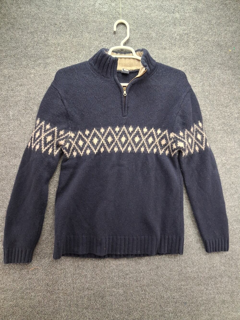 Gap Sweater Womens XL 100% Lambswool Dark Blue